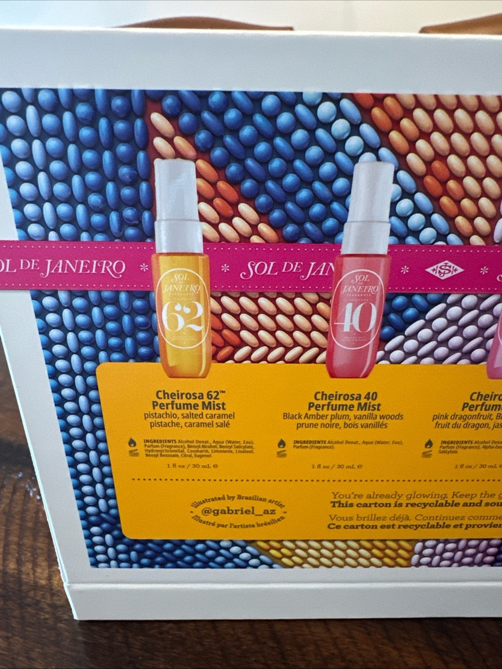Sol de Janeiro Fragrance Mist Set - Yellow, Red, Pink, Purple, Blue - Picture 3 of 6